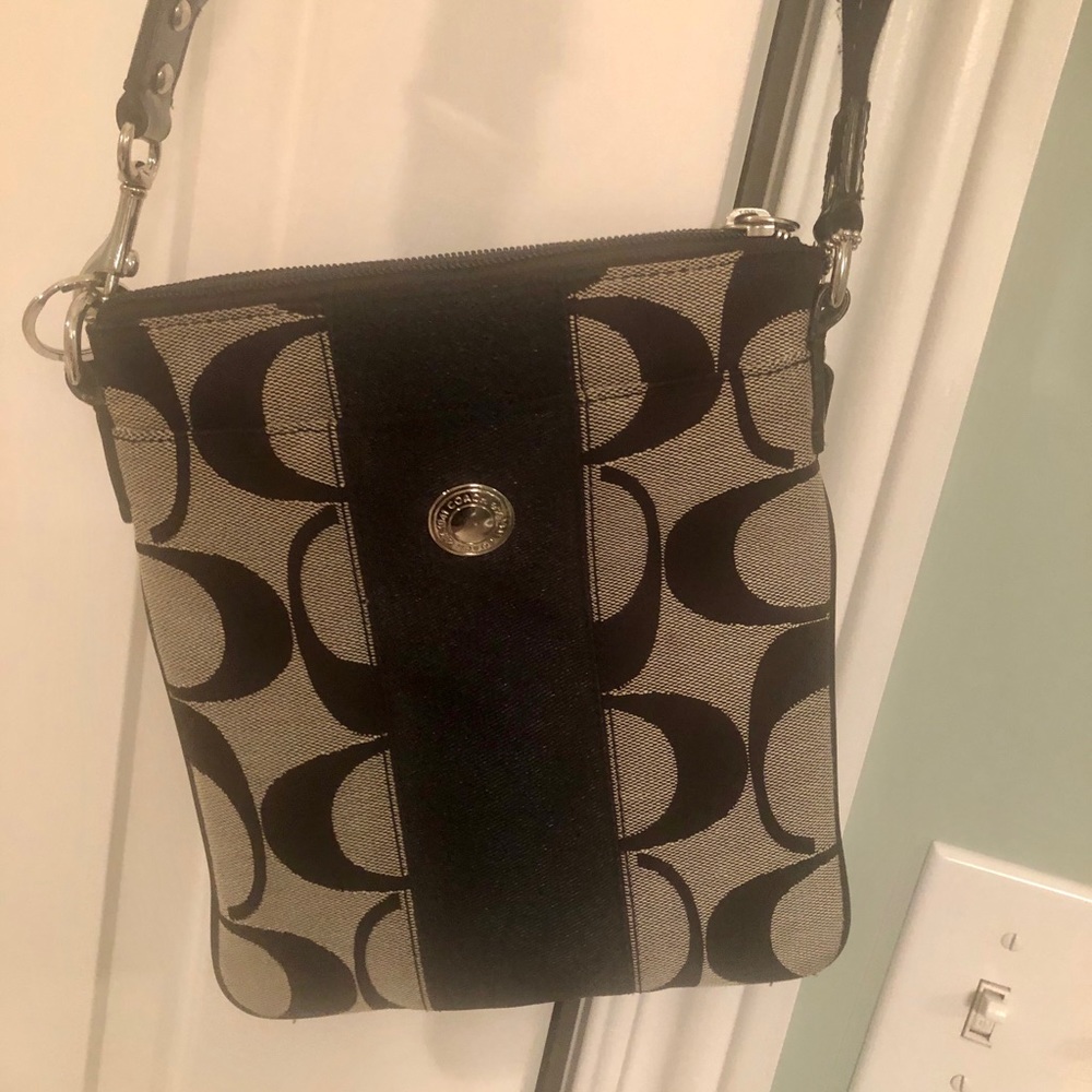 Coach Black Satchel Crossbody